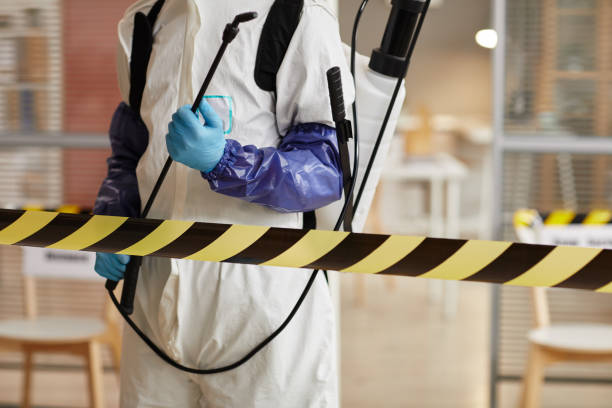 Professional Biohazard technician working in Van Dyne, WI